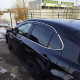 Дефлекторы окон с хром-полосой из нержавеющей стали Toyota Camry v70 (2018-2021 г.в.) и V75 (c 2021 г.в.) полный комплект