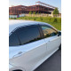Дефлекторы окон с хром-полосой из нержавеющей стали Toyota Camry v70 (2018-2021 г.в.) и V75 (c 2021 г.в.) полный комплект