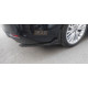 Накладка-молдинг на задний бампер Toyota Camry v70 (черный мат.)