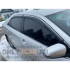 Дефлекторы окон с хром полосой (нер.сталь) Toyota Camry v50 (полный комплект)