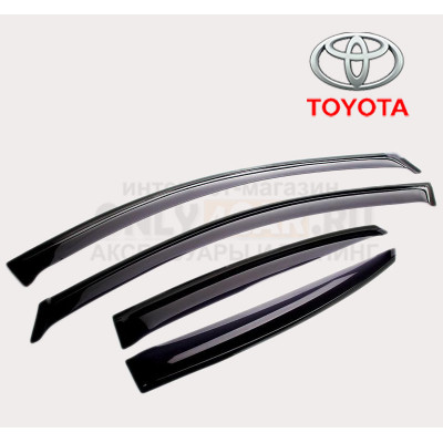 Дефлекторы окон SIM на Toyota Land Cruiser Prado 150 (NLDSTOLCP0932) комплект