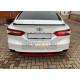 Накладка-молдинг на задний бампер Toyota Camry v70 (красная)