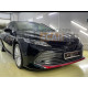 Накладка-молдинг на передний бампер Toyota Camry v70 (красный)