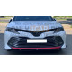 Накладка-молдинг на передний бампер Toyota Camry v70 (красный)