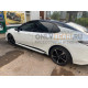 Накладки на боковые пороги (элероны) Toyota Camry V70 дорестайлинг 2018-2021 г.в. и V75 рестайлинг с 2021 г.в. черный глянцевый