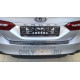 Накладка-молдинг на задний бампер Toyota Camry v70 (черный титан)