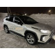 Накладка-молдинг на передний бампер Toyota RAV4 (2013-2019) (карбон)