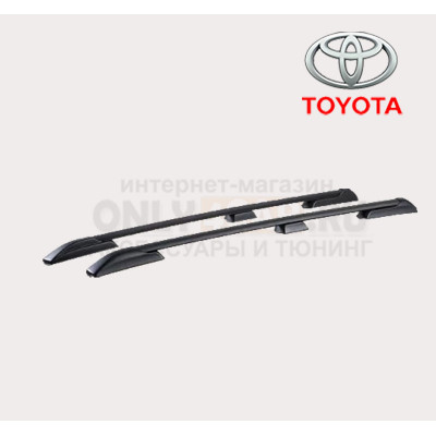 Рейлинги АПС на Toyota Land Cruiser Prado 150 (0251-02) (черный)